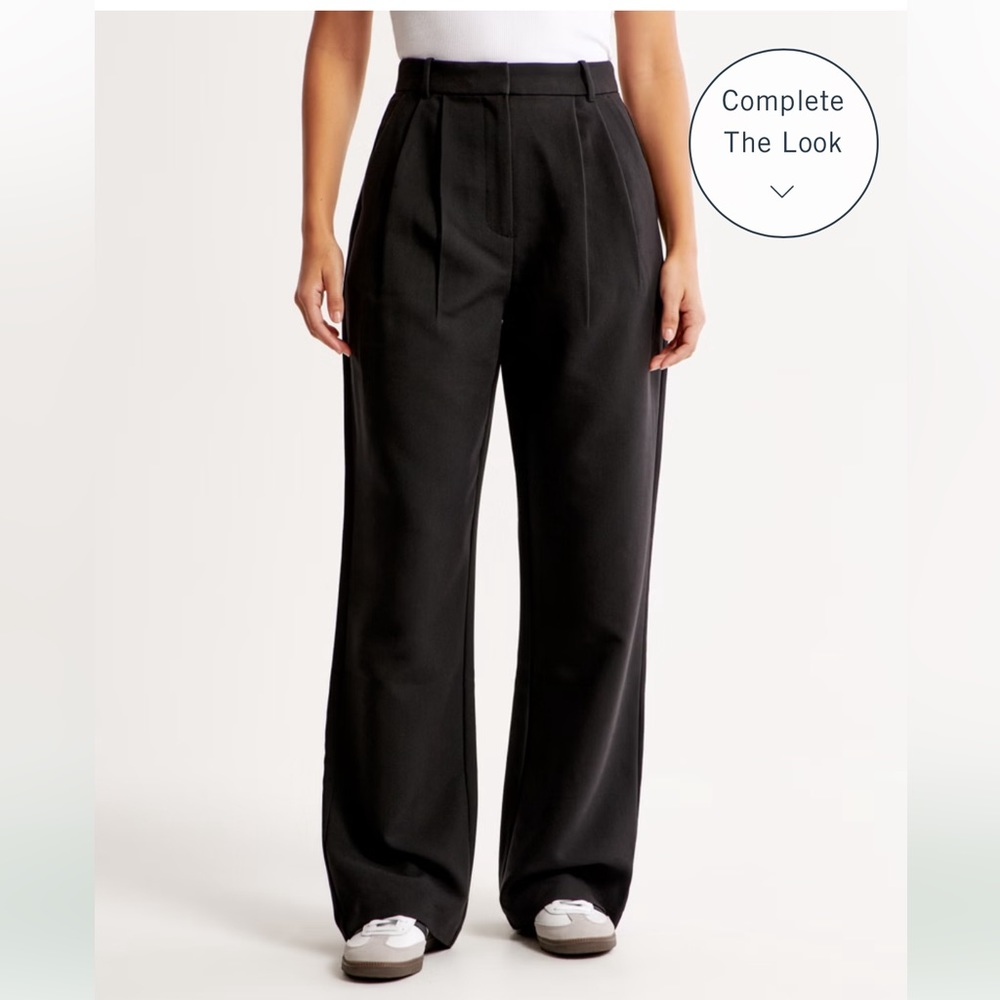 Black tailored pants